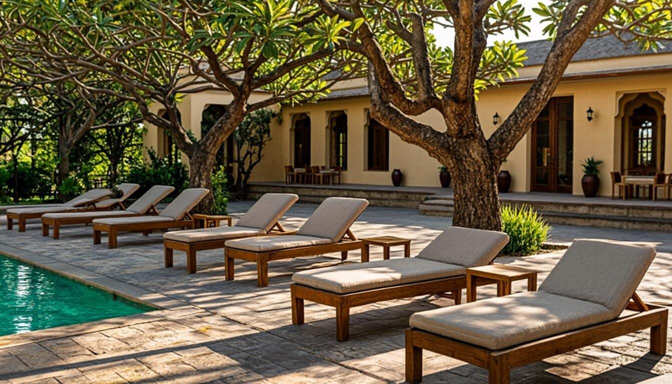 Pool and garden
