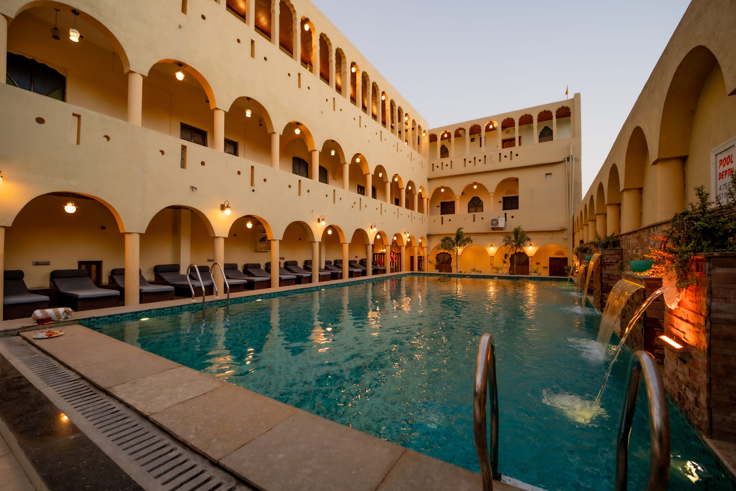 Pool and garden